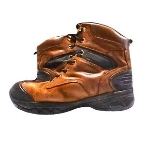 RefrigiWear Mens Steel Toe Leather Boot Size 12 Waterproof Insulate Shock Absorb
